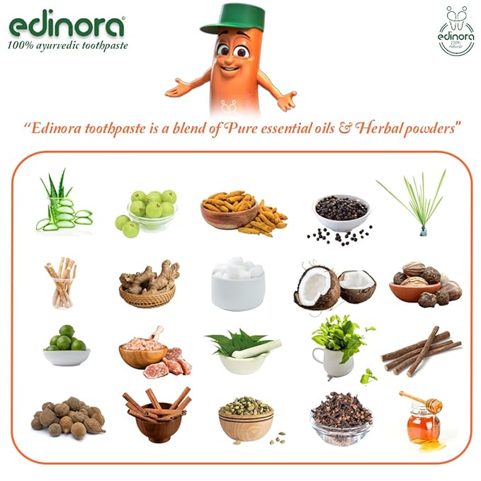 Sensipro 90g Ayurvedic Toothpaste + Clove infused Neem wood Toothbrush combo