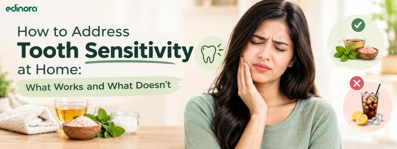 How to address Tooth Sensitivity at Home: What Works and What Doesn’t !?