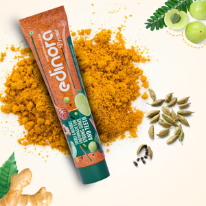 EDINORA Prime Toothpaste | Blend Of Essential Oil & Herbal Powders | No SLS, Parabens, Sulphates | Microbiome friendly  (90g)
